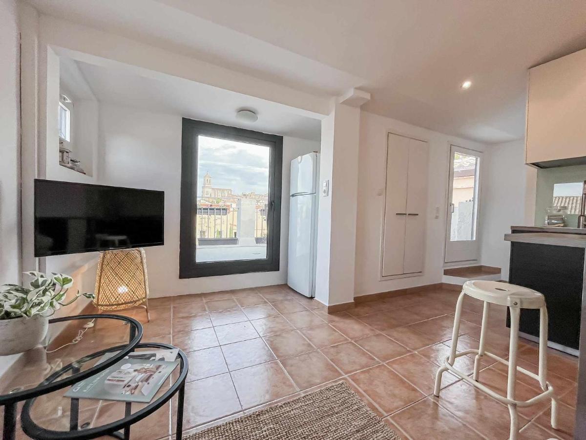 Romantic Duplex With Terrace And Great Views Gérone Extérieur photo
