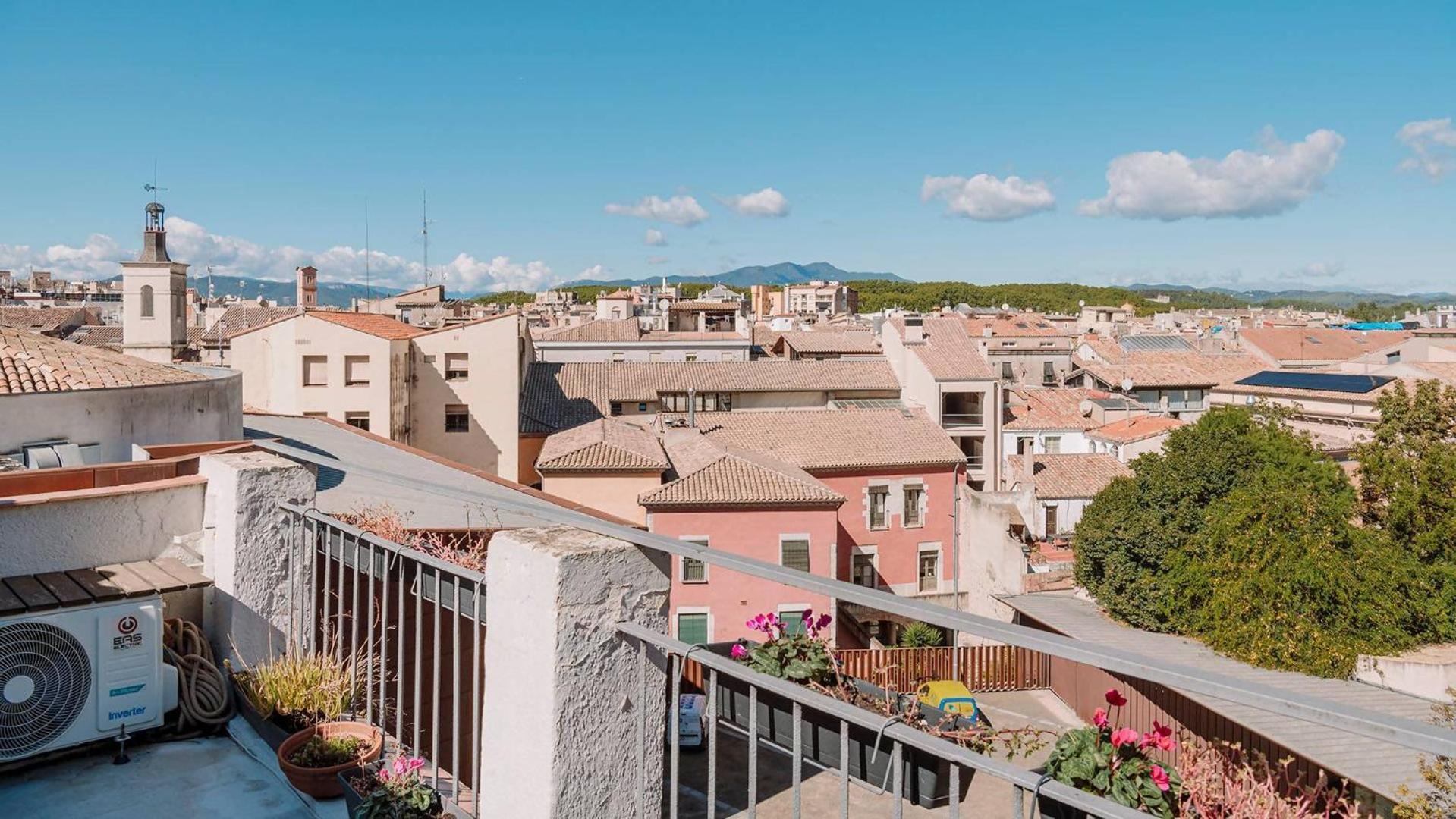 Romantic Duplex With Terrace And Great Views Gérone Chambre photo