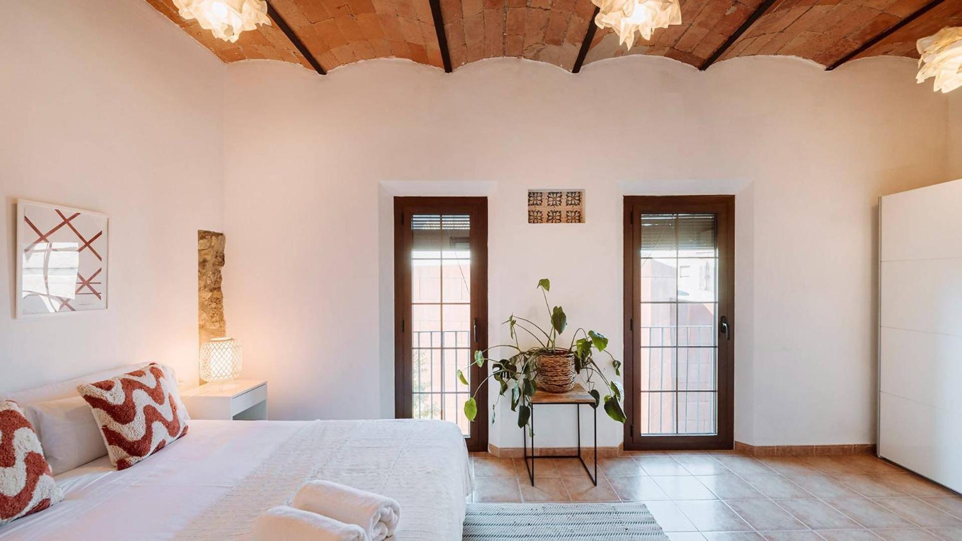 Romantic Duplex With Terrace And Great Views Gérone Chambre photo