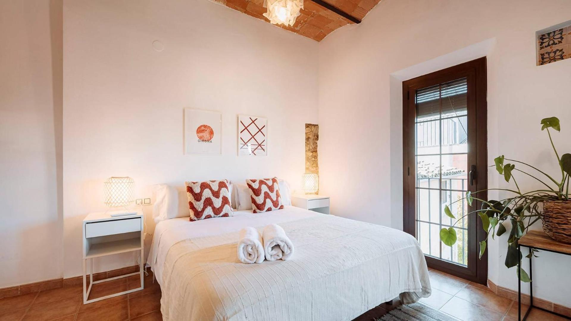 Romantic Duplex With Terrace And Great Views Gérone Chambre photo