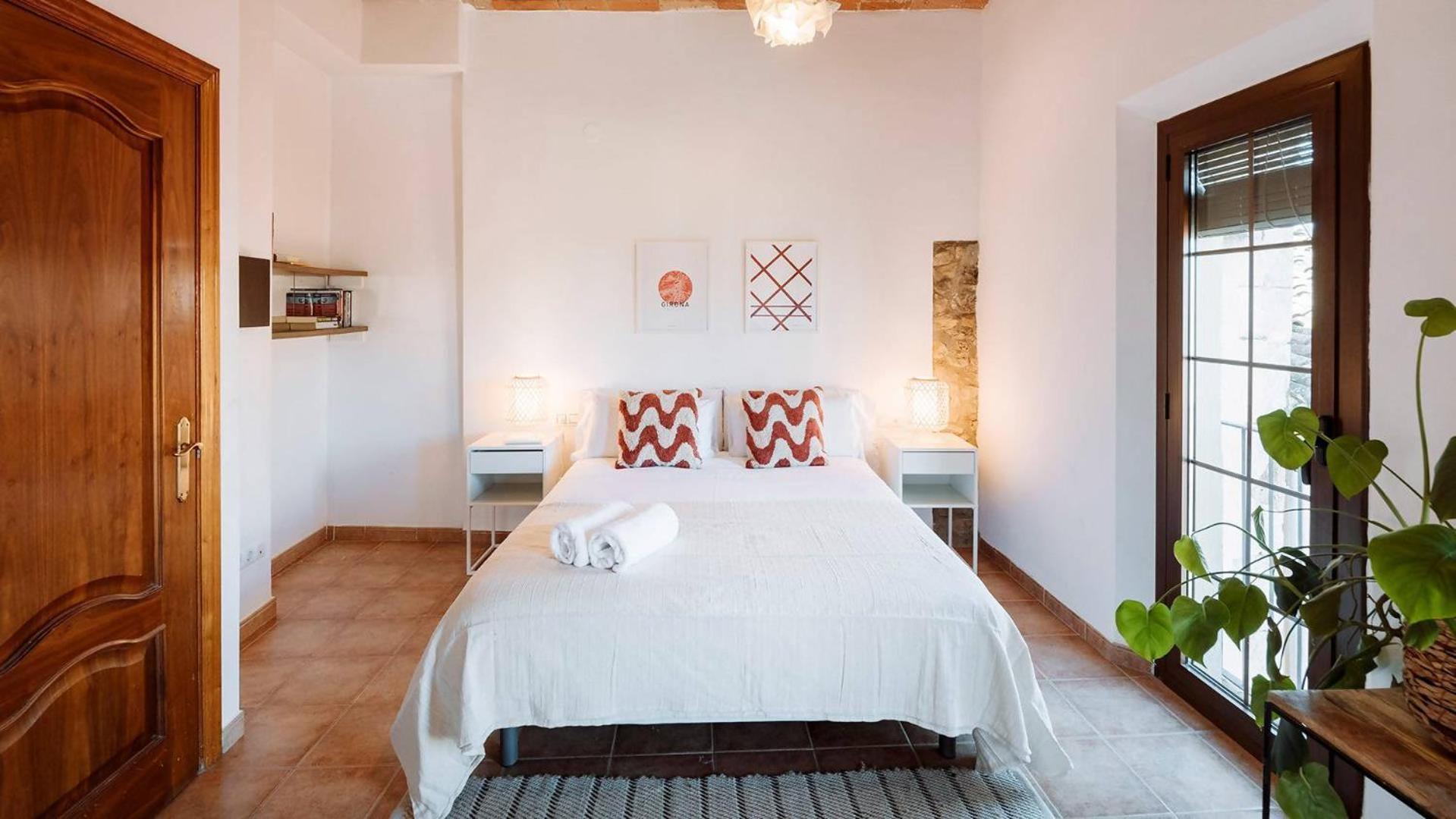Romantic Duplex With Terrace And Great Views Gérone Chambre photo