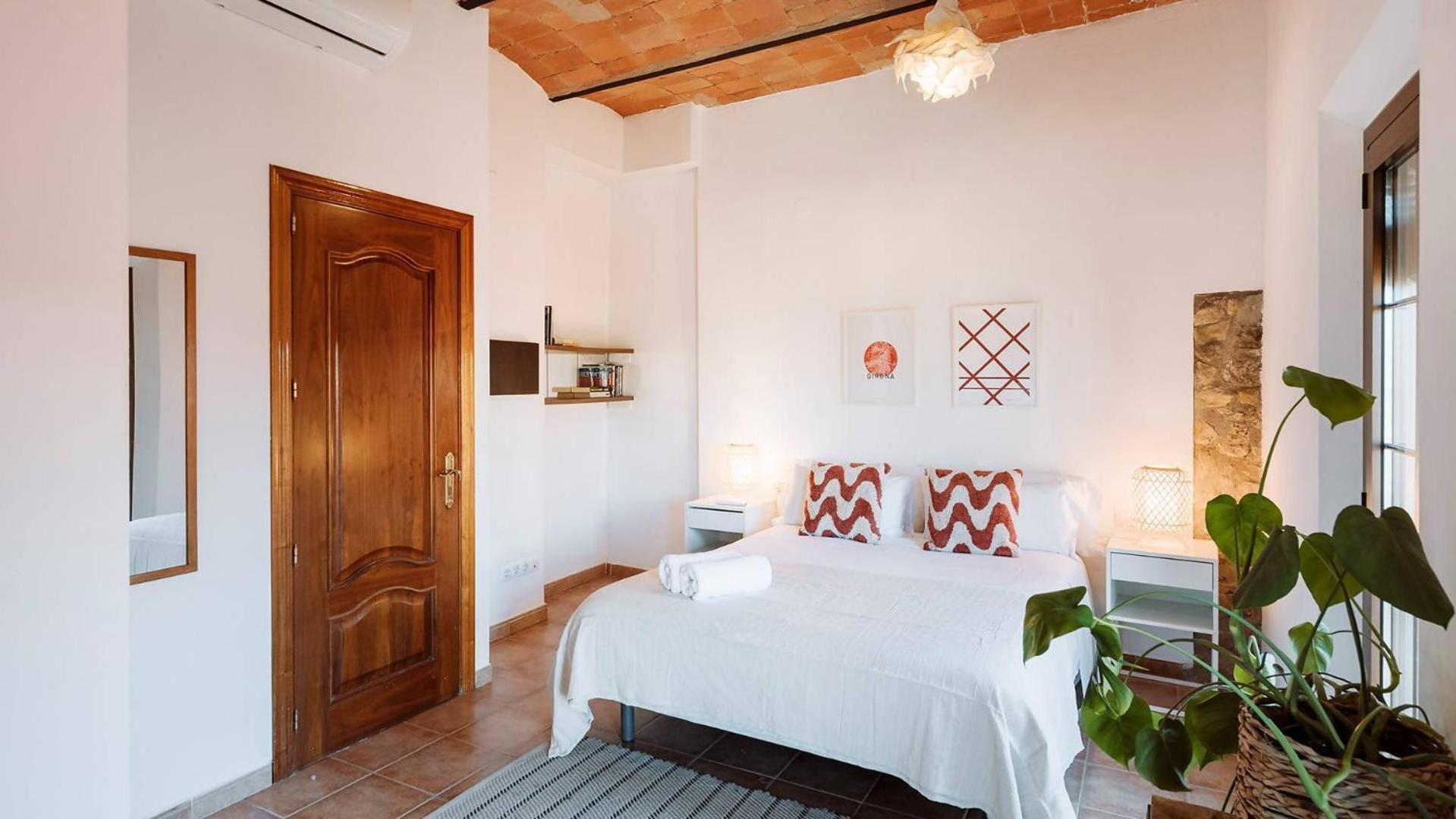 Romantic Duplex With Terrace And Great Views Gérone Chambre photo